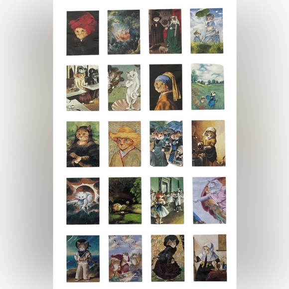 Cats in Art *NEW* Sealed Notecards - Picture 3 of 7